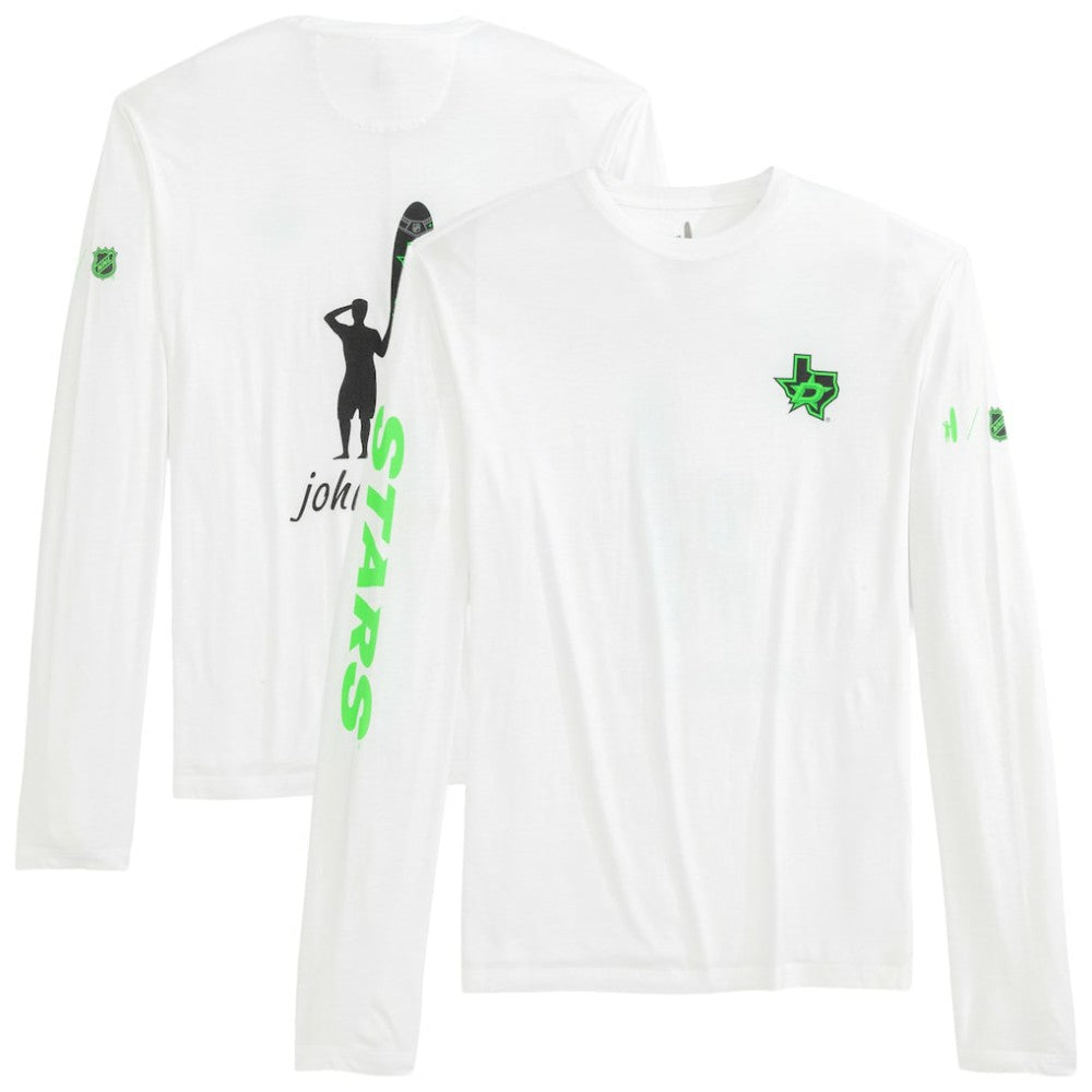 Dallas Stars johnnie-O Adam Long Sleeve T-Shirt - White T-shirts