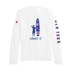 New York Rangers johnnie-O Adam Long Sleeve T-Shirt - White T-shirts