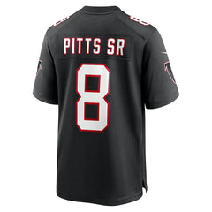 Kyle Pitts Sr. Atlanta Falcons Alternate Game Jersey - Black on sale