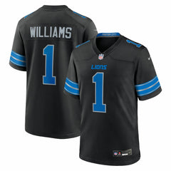 Jameson Williams Detroit Lions Alternate Game Player Jersey - Black discount