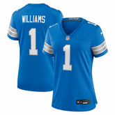 Jameson Williams Detroit Lions Women's Game Player Jersey - Blue outlet