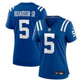 Anthony Richardson Sr. Indianapolis Colts Women's Team Game Jersey - Royal outlet