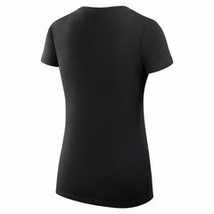 Detroit Lions G-III 4Her by Carl Banks Women's Super-Slim Fit Lightweight Subtle Football V-Neck T-Shirt - Black discount