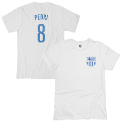 Pedri Barcelona 1863FC Player T-Shirt on sale - White