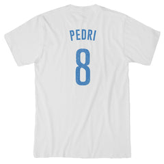 Pedri Barcelona 1863FC Player T-Shirt - White for sale