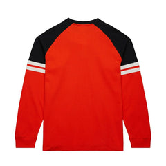 Philadelphia Flyers Mitchell & Ness Thermal Henley Long Sleeve T-Shirt - Orange T-shirts