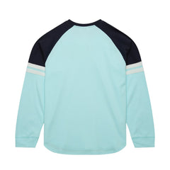 Seattle Kraken Mitchell & Ness Thermal Henley Long Sleeve T-Shirt - Light Blue T-shirts