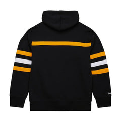 Boston Bruins Mitchell & Ness Head Coach Slogan Pullover Hoodie - Black Hoodies