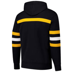 Pittsburgh Penguins Mitchell & Ness Head Coach Slogan Pullover Hoodie - Black Hoodies