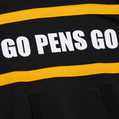 Pittsburgh Penguins Mitchell & Ness Head Coach Slogan Pullover Hoodie - Black Hoodies