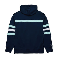 Seattle Kraken Mitchell & Ness Head Coach Slogan Pullover Hoodie - Navy Hoodies