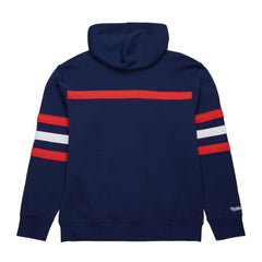 Washington Capitals Mitchell & Ness Head Coach Slogan Pullover Hoodie - Navy Hoodies