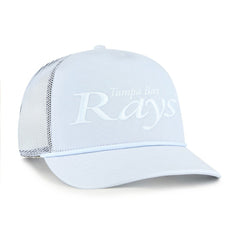 Tampa Bay Rays Foundation Script Hitch Adjustable Trucker Hat Light Blue