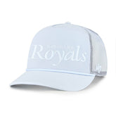 Kansas City Royals Foundation Script Hitch Adjustable Trucker Hat Light Blue