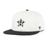 Houston Astros Foundation Captain Snapback Hat White/Black