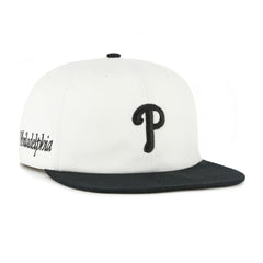 Philadelphia Phillies Foundation Captain Snapback Hat White/Black