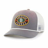 San Diego Padres Tide Sweep Rope Trucker Adjustable Hat Gray/White