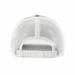 Miami Marlins Tide Sweep Rope Trucker Adjustable Hat Gray/White