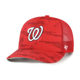 Washington Nationals Fiji Trucker Adjustable Hat Red