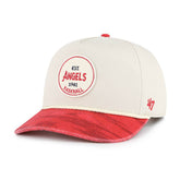 Los Angeles Angels Fiji Rope Hitch Adjustable Hat Cream/Red