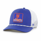 New York Mets Scratch Adjustable Trucker Hat Royal/White