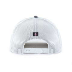 Minnesota Twins Scratch Adjustable Trucker Hat Navy/White