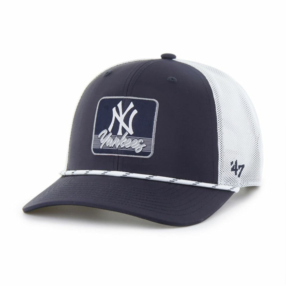 New York Yankees Scratch Adjustable Trucker Hat Navy/White