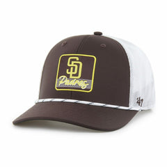 San Diego Padres Scratch Adjustable Trucker Hat Brown/White
