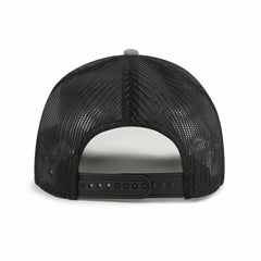 Atlanta Braves Carbon Rope Trucker Adjustable Hat Charcoal