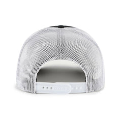 Miami Marlins Meander Foam Trucker Snapback Hat Black