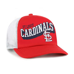 St. Louis Cardinals Meander Foam Trucker Snapback Hat Red