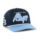 Tampa Bay Rays Dropshadow Rope Hitch Adjustable Hat Navy