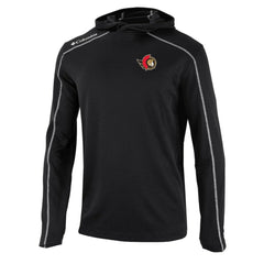 Ottawa Senators Columbia Shotgun Omni-Wick Pullover Hoodie - Black Hoodies