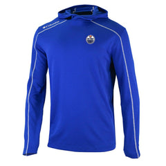 Edmonton Oilers Columbia Shotgun Omni-Wick Pullover Hoodie - Royal Hoodies