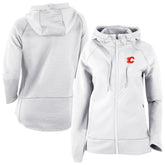 Calgary Flames Columbia Omni-Wick Pack It Up Full-Zip Jacket - White Jackets