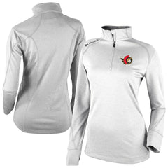 Ottawa Senators Columbia Women's Omni-Wick Shotgun 2.0 Quarter-Zip Pullover Top - White Pullover