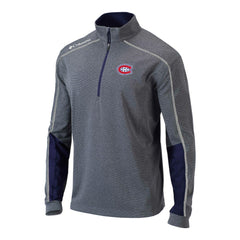 Montreal Canadiens Columbia Omni-Wick Shotgun 2.0 Quarter-Zip Pullover Top - Navy Pullover