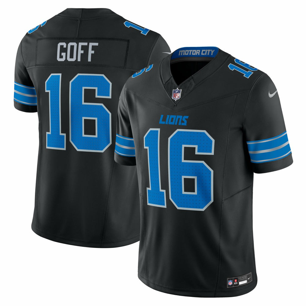Jared Goff Detroit Lions Vapor F.U.S.E. Limited Jersey - Black discount