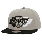 Los Angeles Kings Mitchell & Ness Soul Triple Up Snapback Hat - Gray Hats