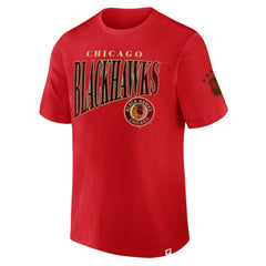 Chicago Blackhawks Fanatics Decades Collection Made To Last T-Shirt - Red T-shirts