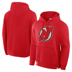 New Jersey Devils Fanatics Decades Collection Tradition Hoodie - Red Jerseys