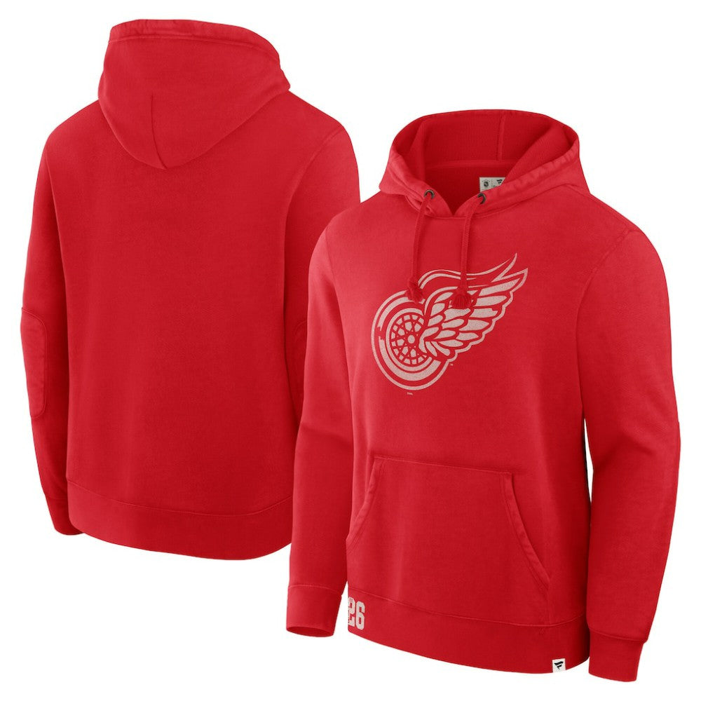 Detroit Red Wings Fanatics Decades Collection Tradition Hoodie - Red Hoodies