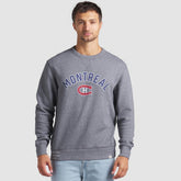 Montreal Canadiens Fanatics Decades Collection Legendary Fleece Pullover Sweatshirt - Heather Gray Sweatshirts