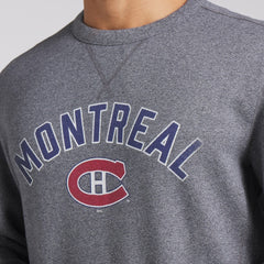 Montreal Canadiens Fanatics Decades Collection Legendary Fleece Pullover Sweatshirt - Heather Gray Sweatshirts