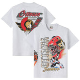 Ottawa Senators OVO x NHL Retro T-Shirt - Heather Gray T-shirts