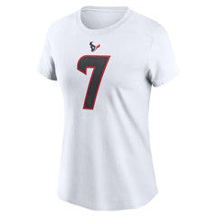 C.J. Stroud Houston Texans Women's Player Name & Number T-Shirt - White cheap