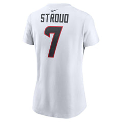 C.J. Stroud Houston Texans Women's Player Name & Number T-Shirt - White cheap