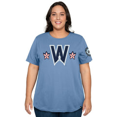Washington Nationals Women's 2025 City Connect Plus Size T-Shirt Powder Blue