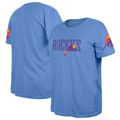 Colorado Rockies Women's 2025 City Connect Plus Size T-Shirt Blue