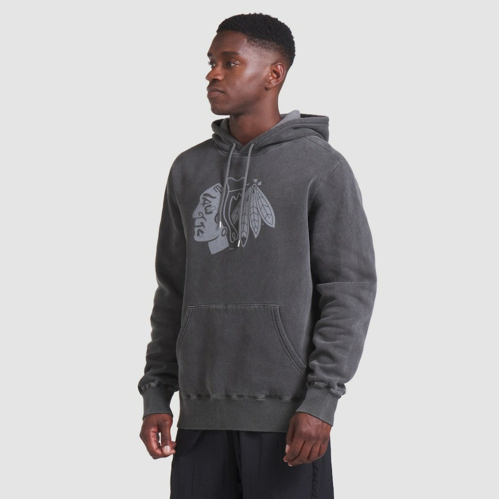 Chicago Blackhawks Fanatics Made in Canada Pullover Hoodie - Black Hoodies